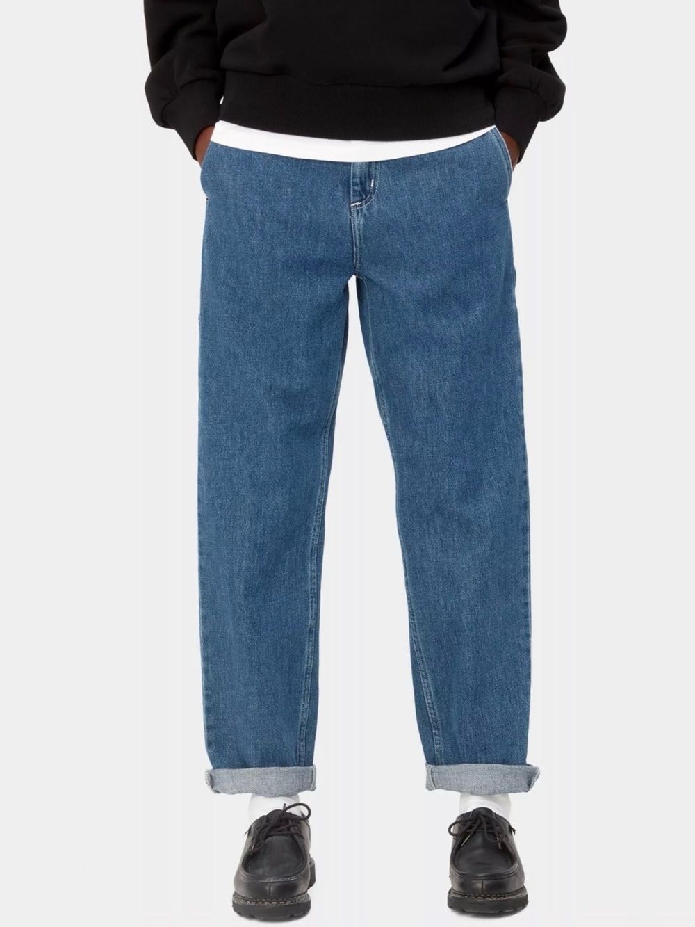 Carhartt WIP Women's 27 Stone Washed Blue Pierce Boyfriend Jeans NWT